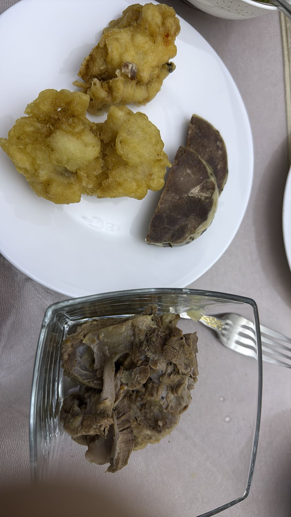 жареное и варёное мясо