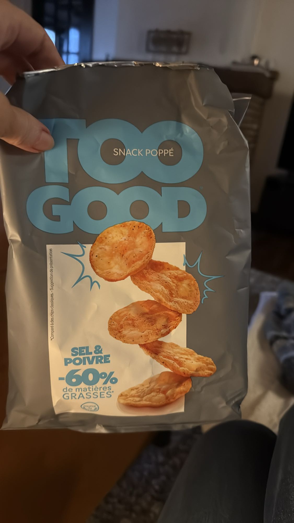 Snack poppé zout & peper