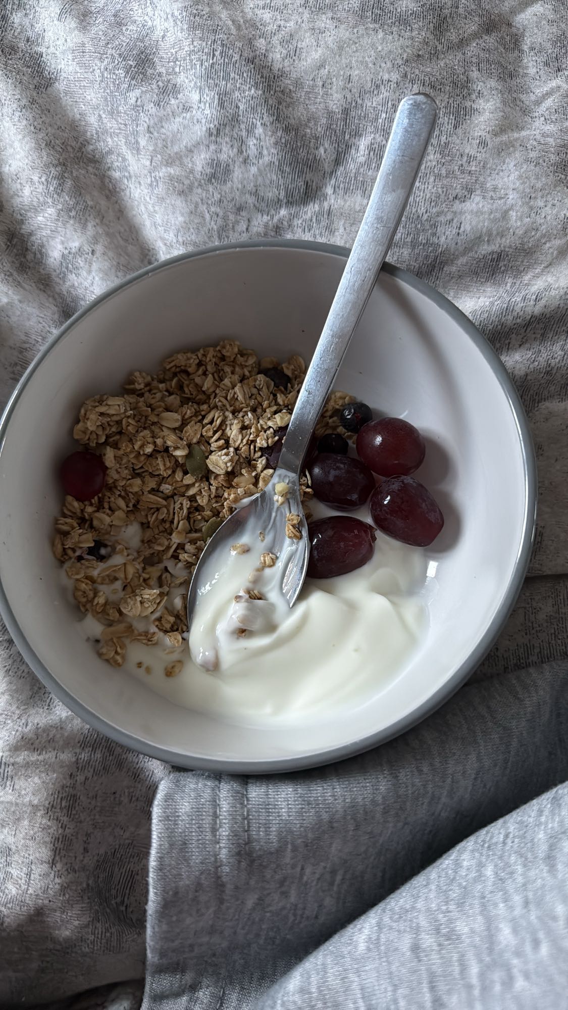 Yogurt with granola & fruit