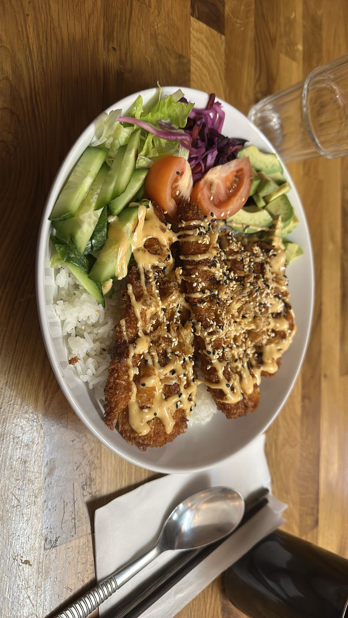 Kyckling katsu bowl