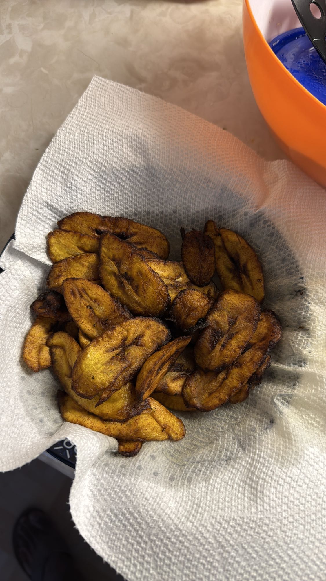 Bananes plantains frites
