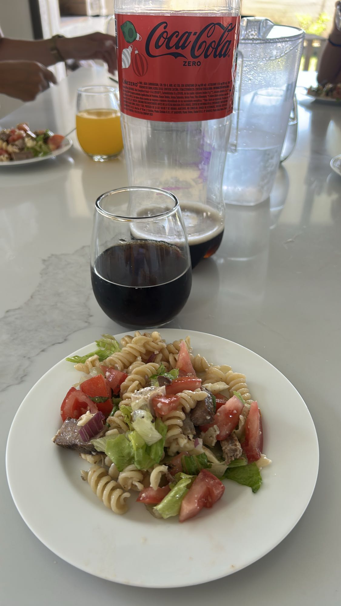 ensalada de pasta fría