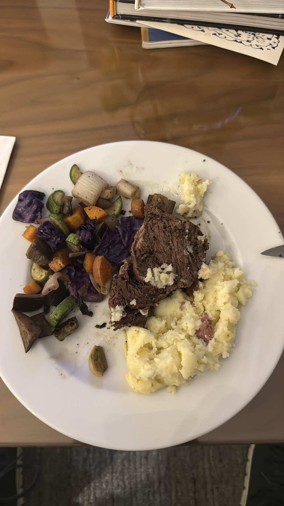 Beef, Veggies & Mashed Potato