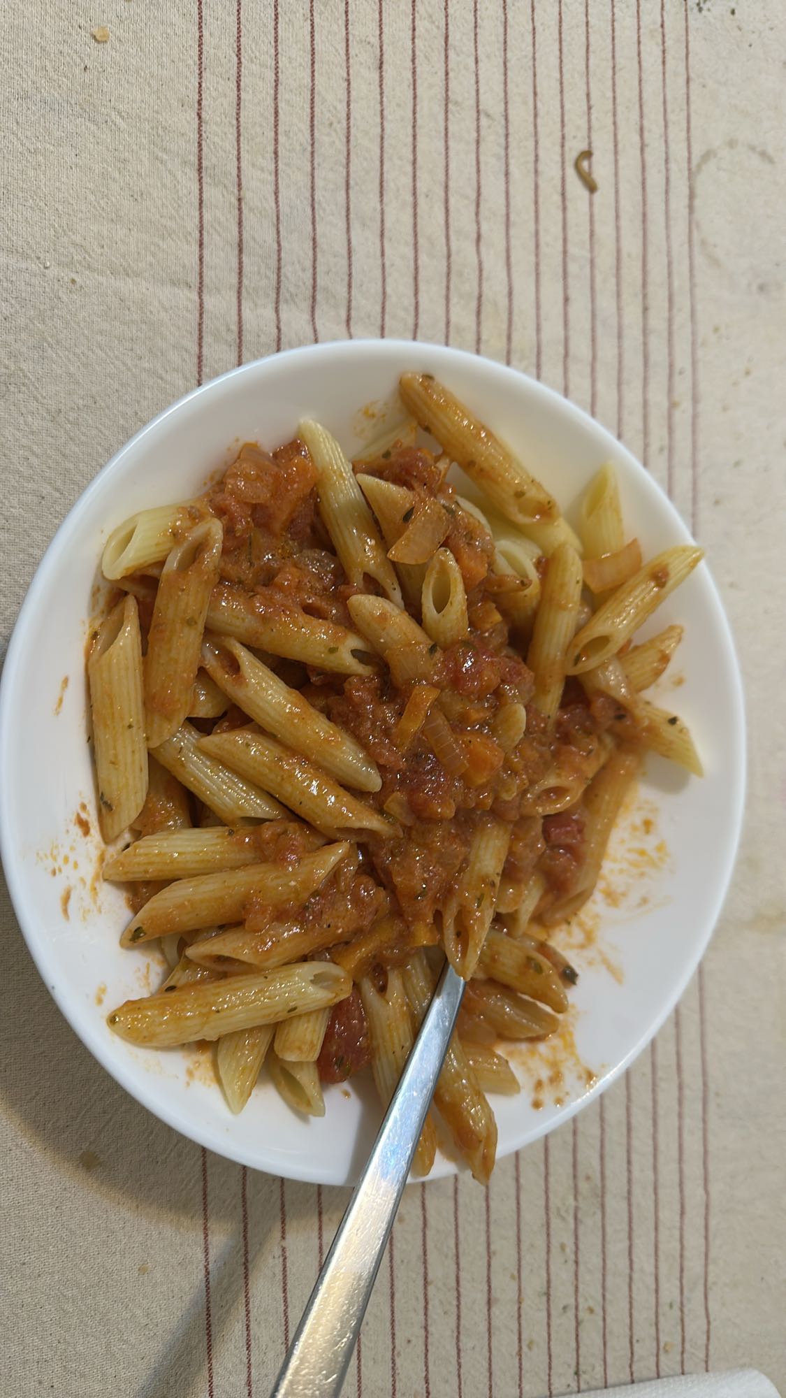 Penne Pasta with Tomato Sauce
