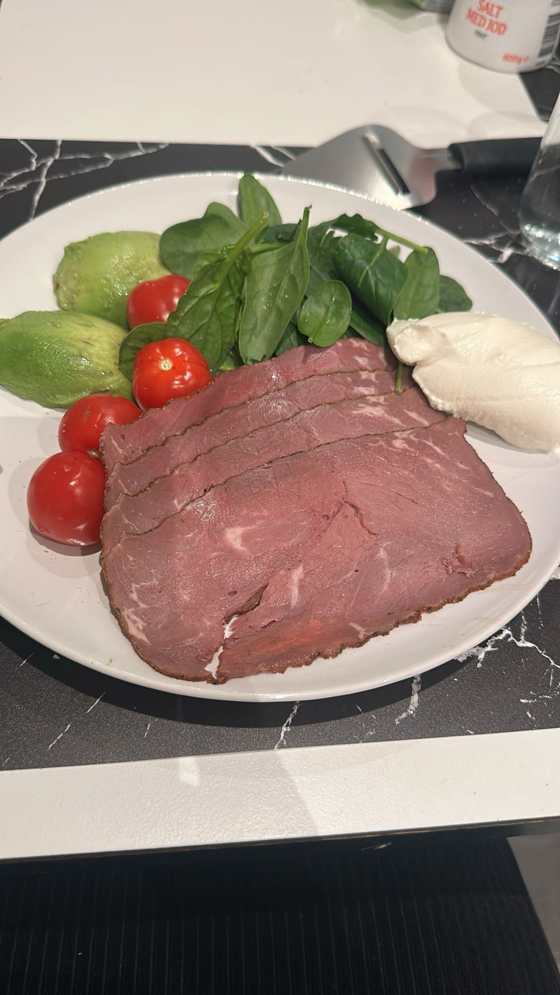 Rostbiff med grönsaker