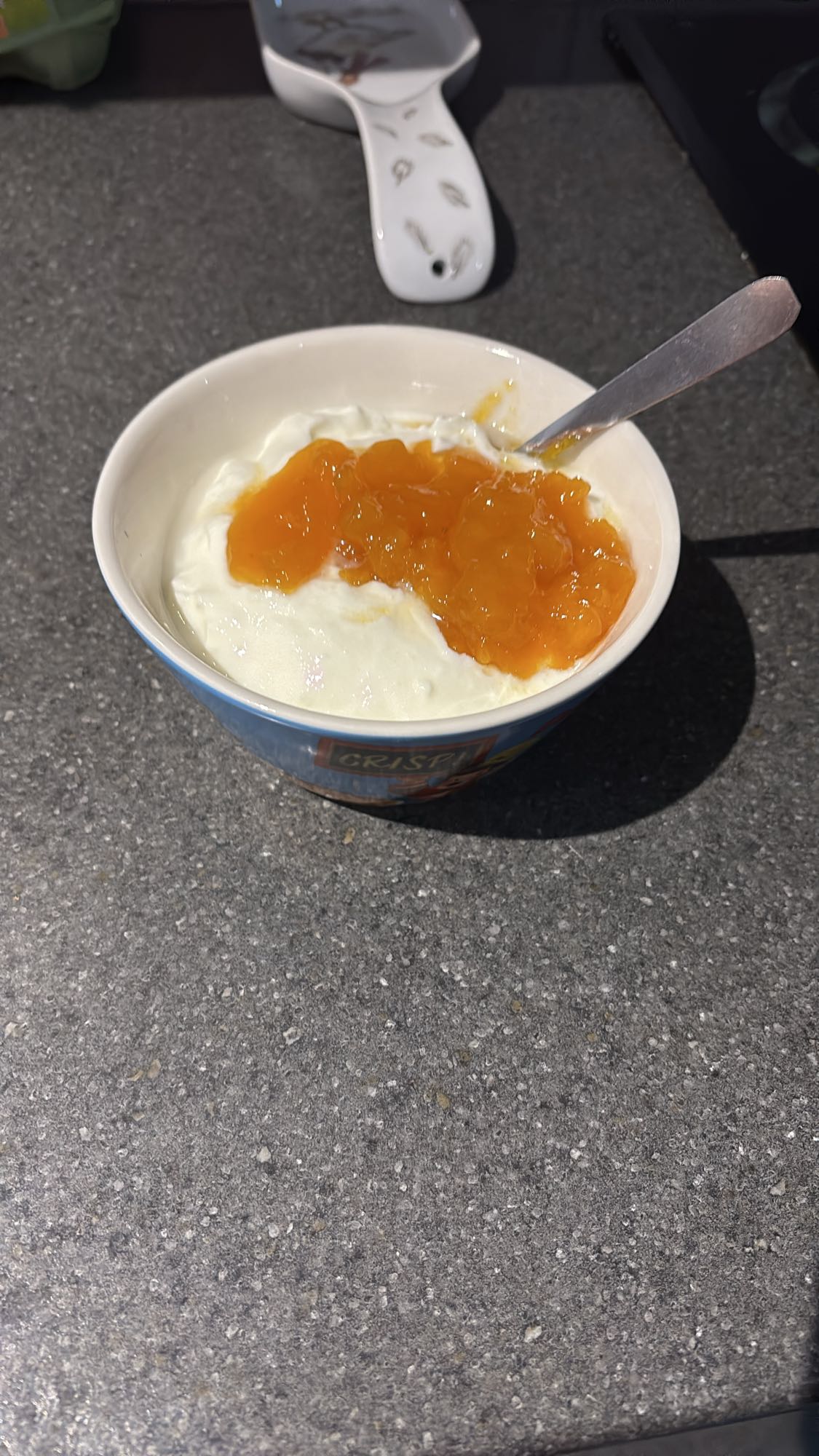 Fromage blanc et confiture