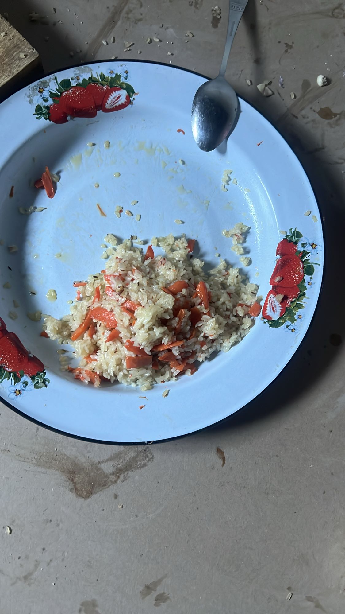 рис с морковью