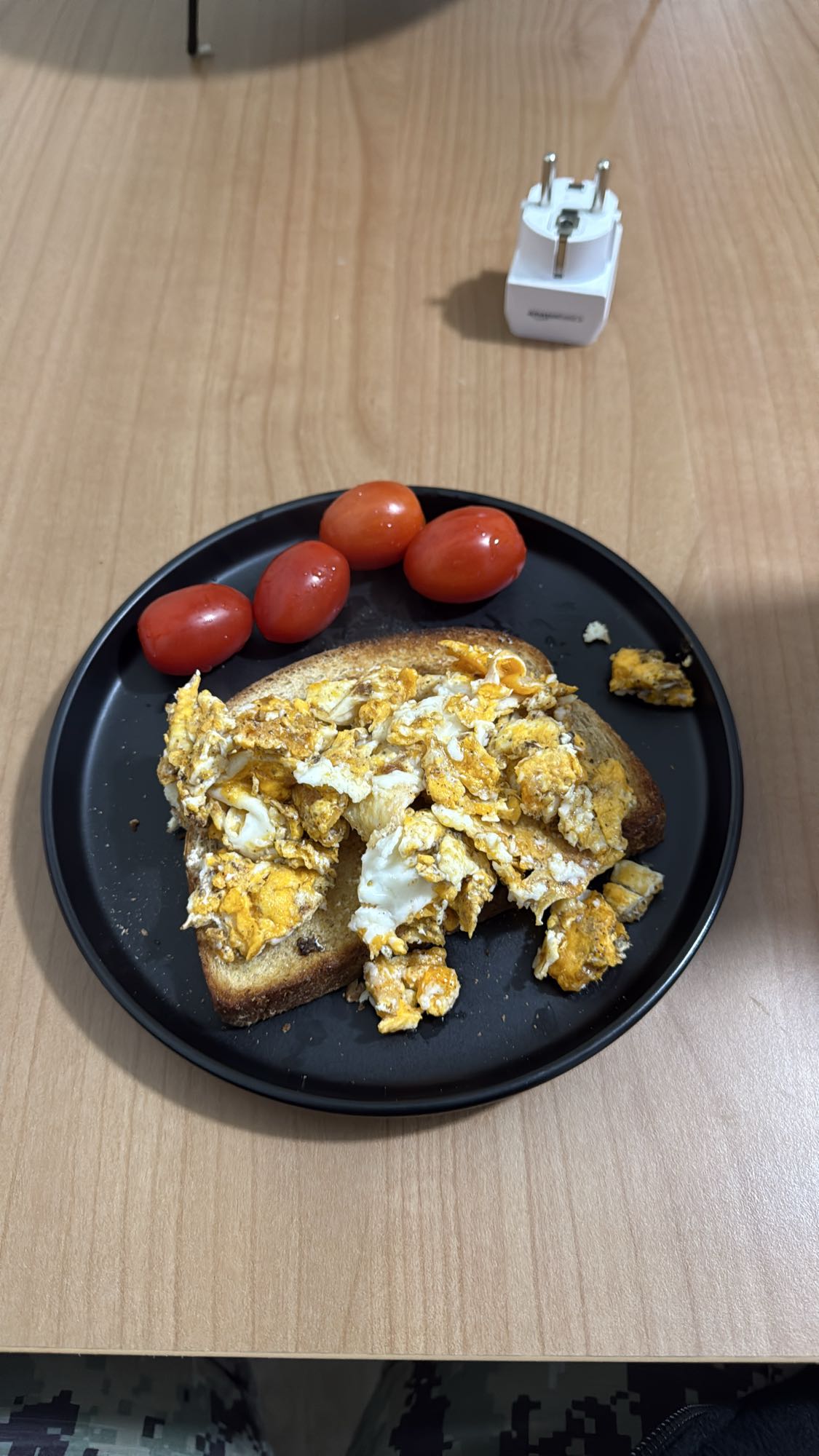 Scrambled Eggs on Toast