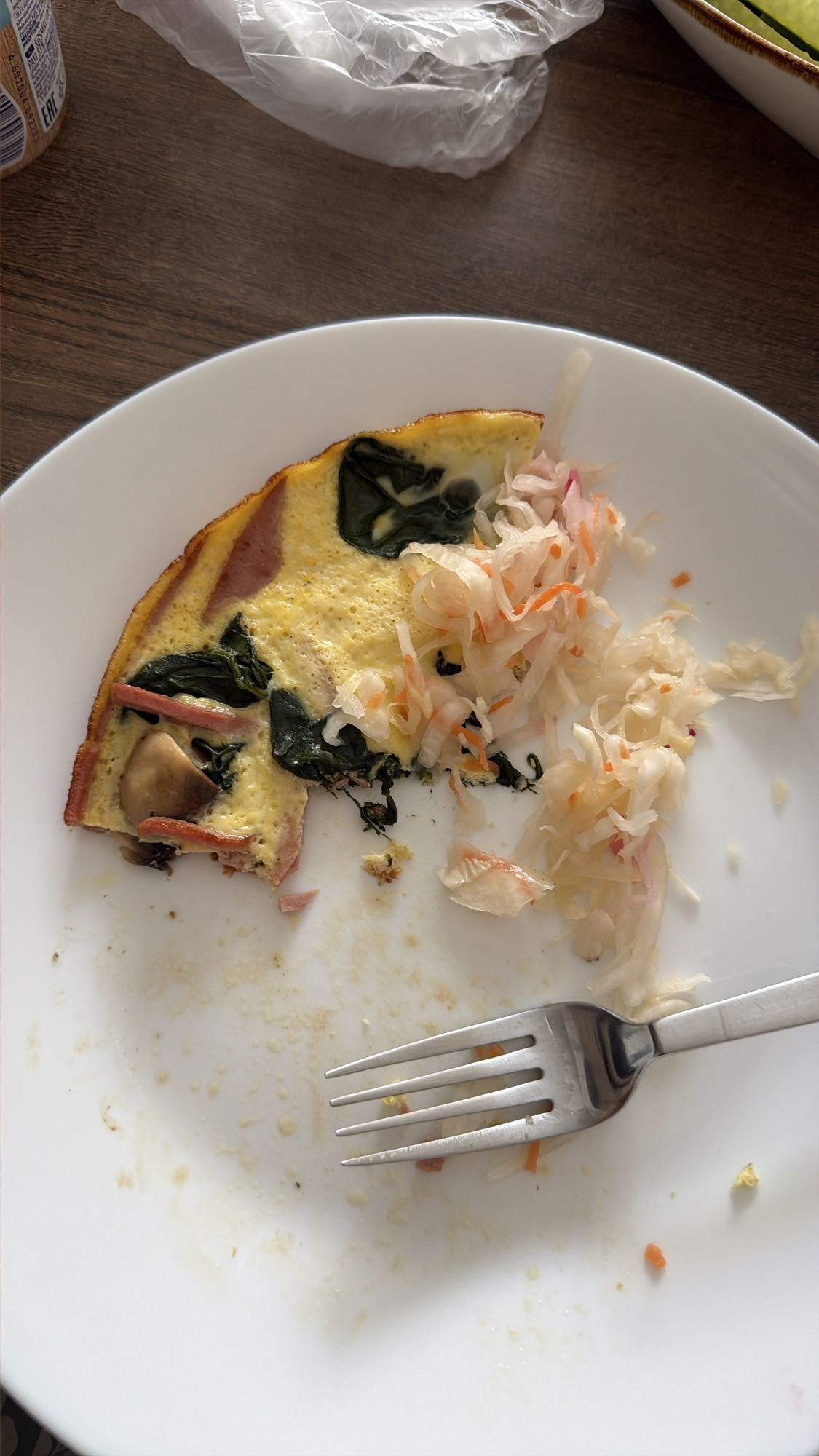 омлет с овощами