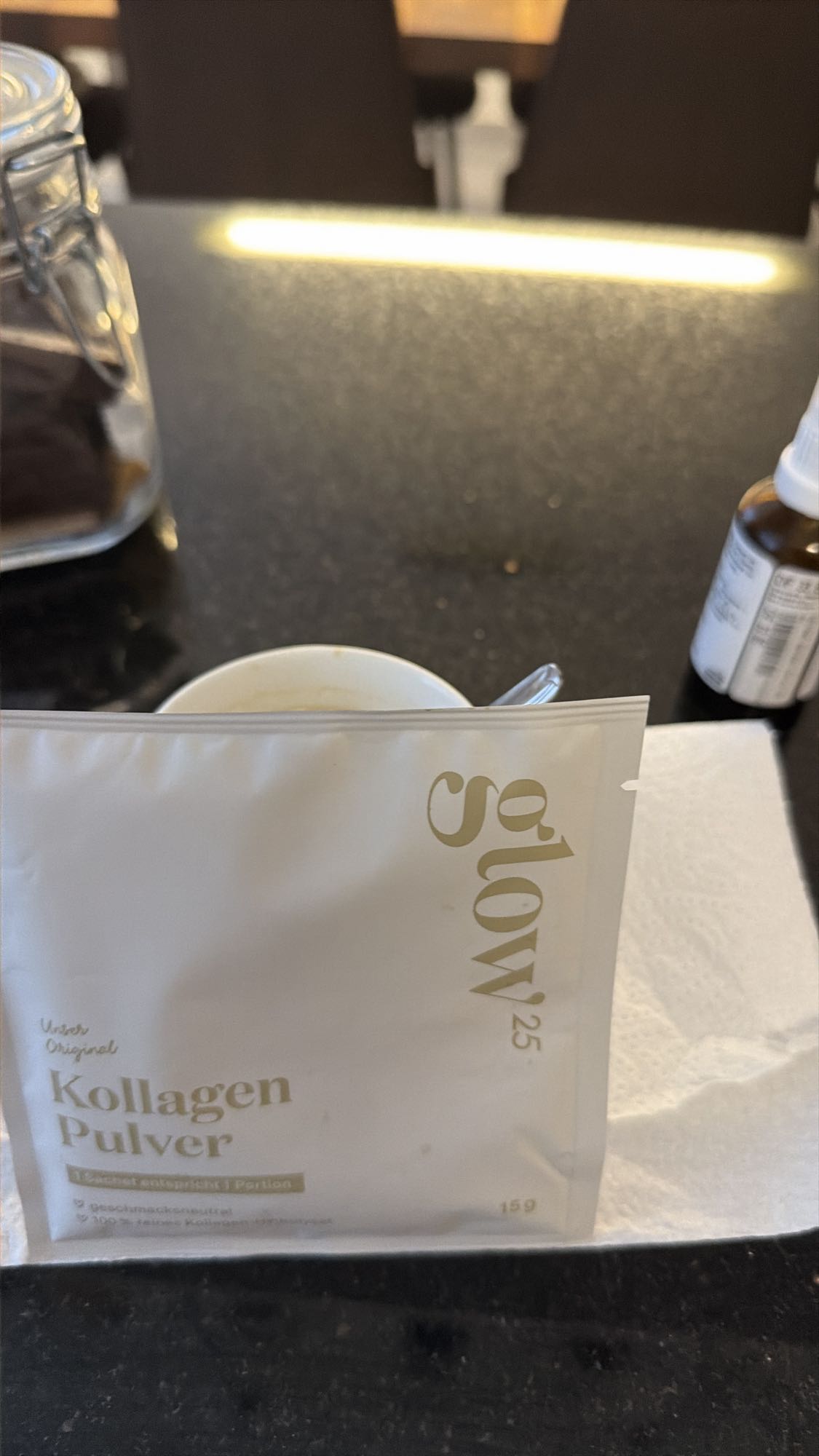 Kollagen Pulver Getränk