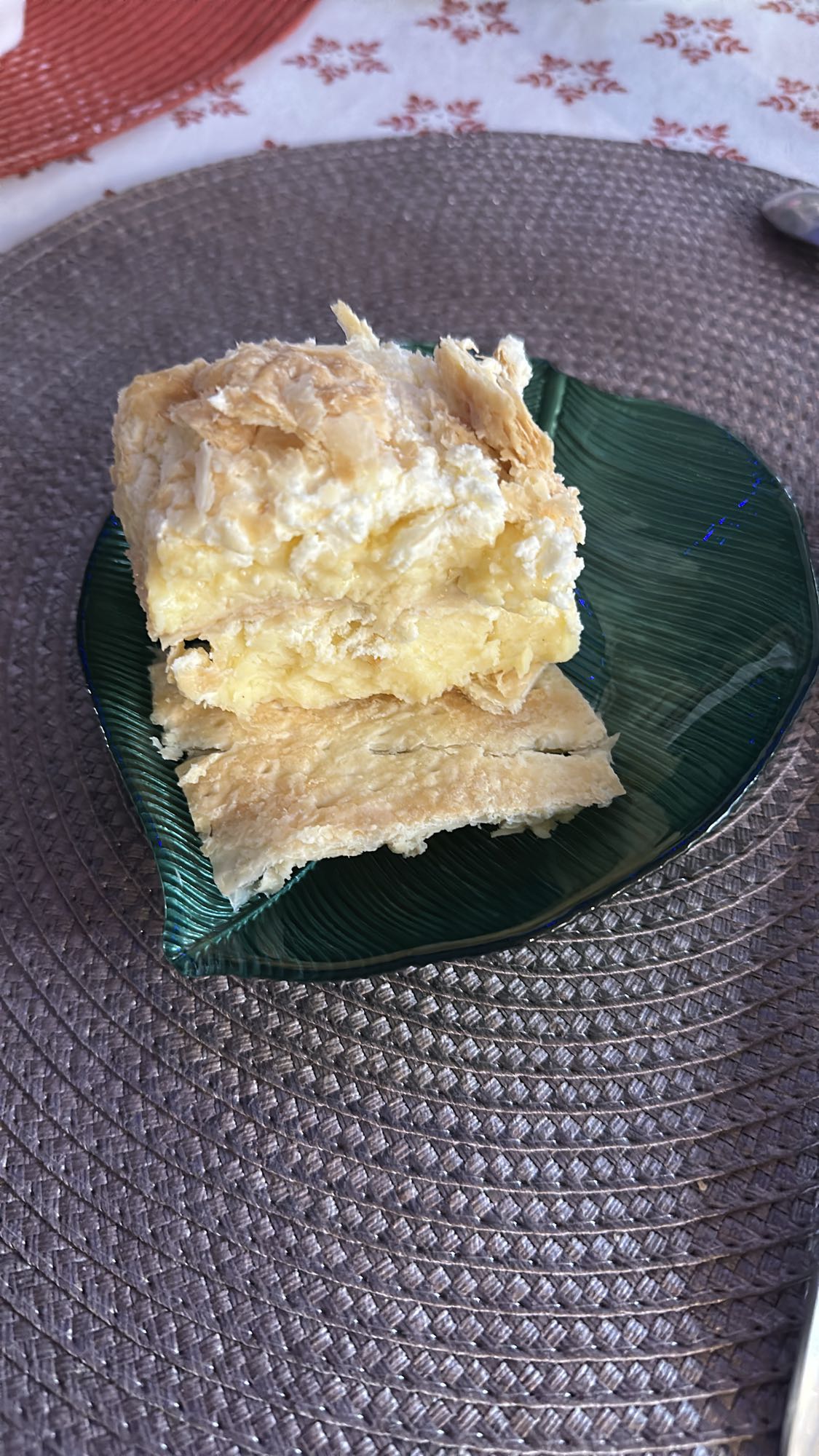 Foietaj cu cremă de vanilie