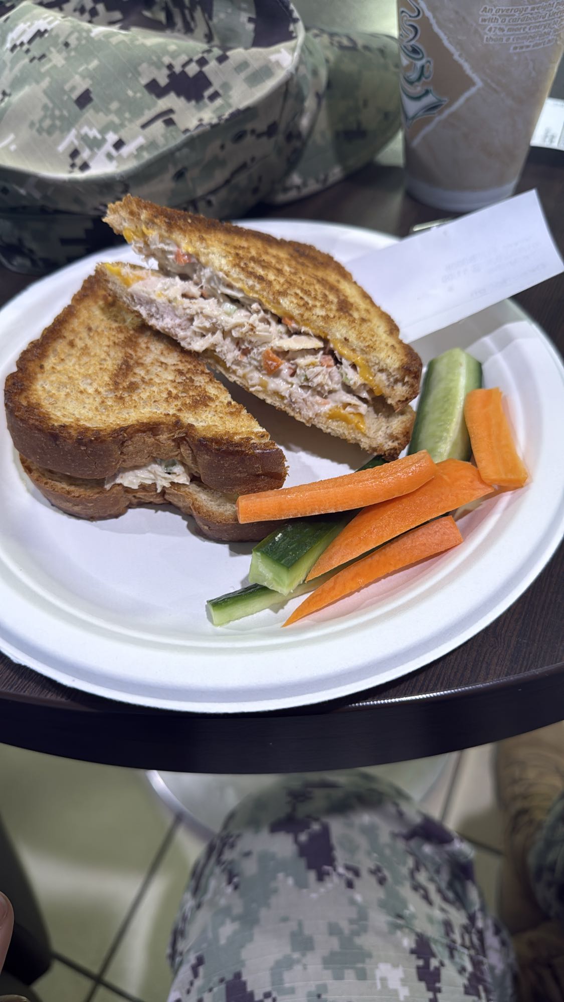 Tuna Melt Sandwich Plate