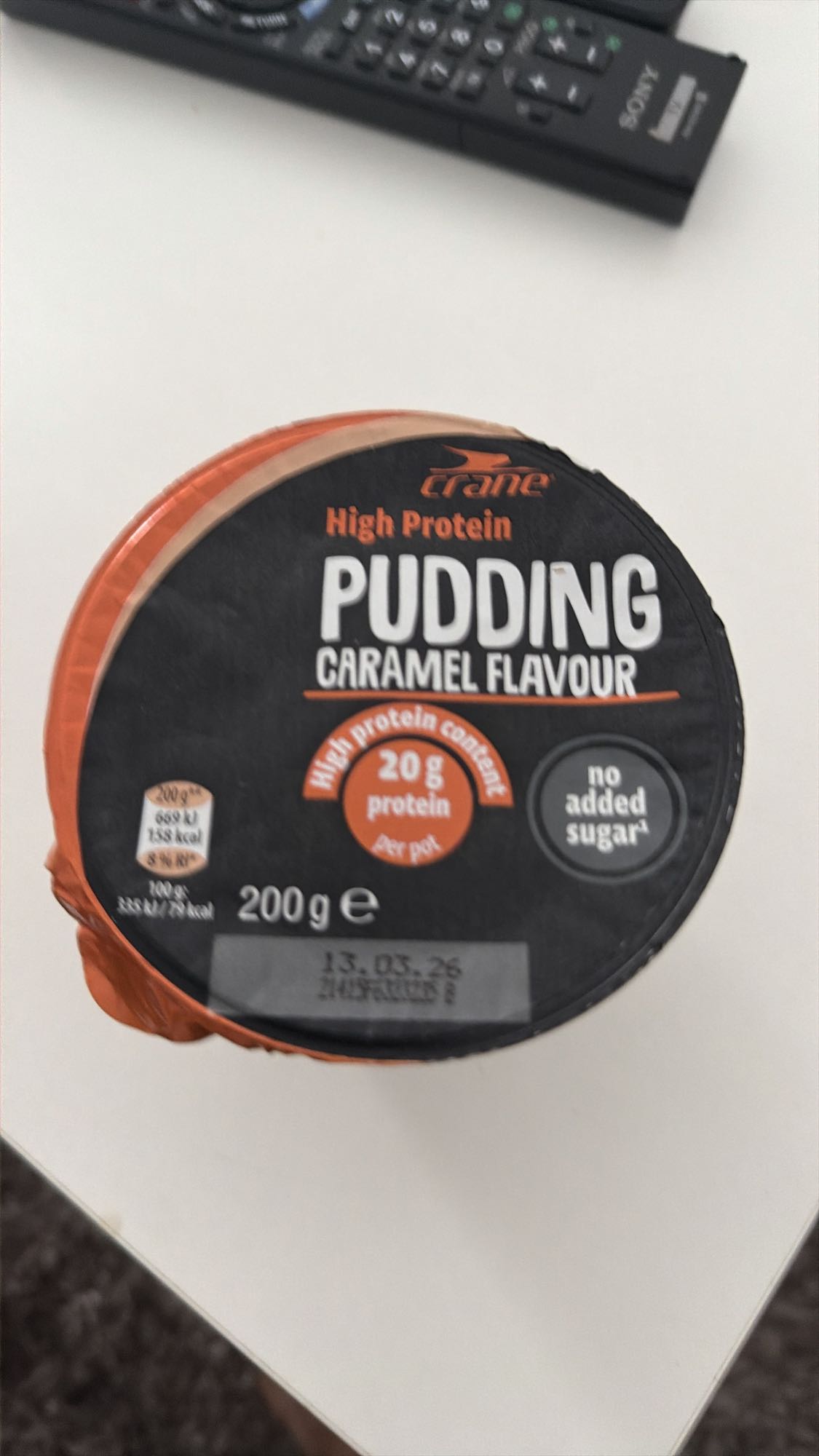 Protein Karamellpudding
