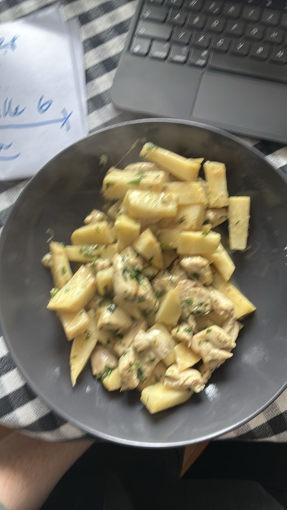 Kartoffel-Hähnchen-Pfanne