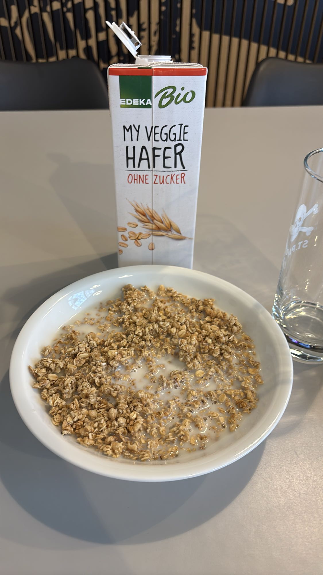 Muesli avoine lait végétal