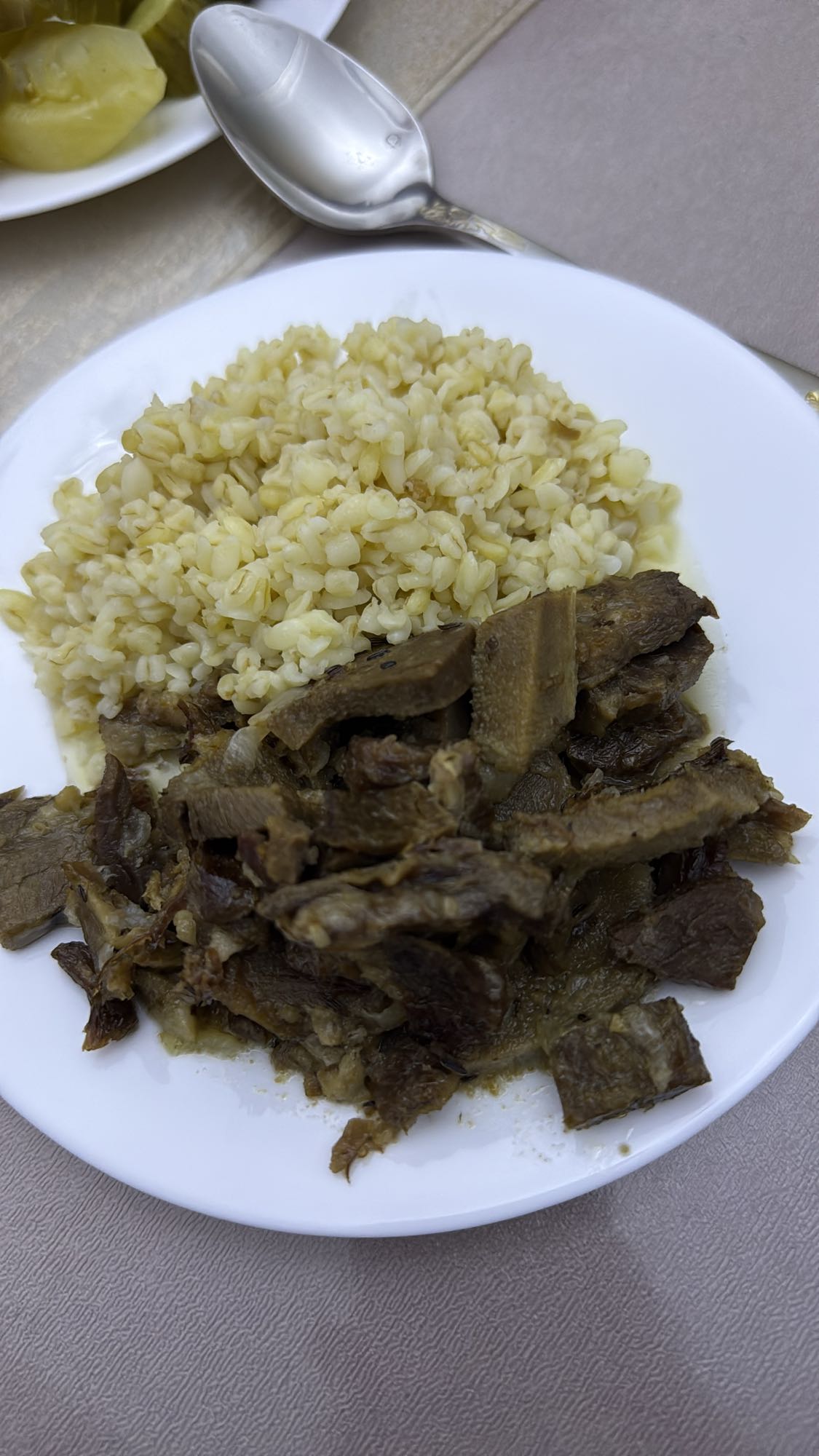 говядина с булгуром