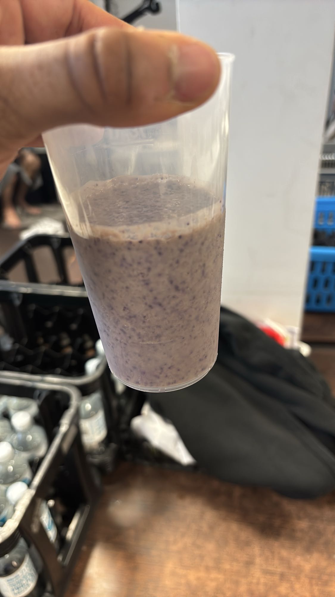 Smoothie aux myrtilles