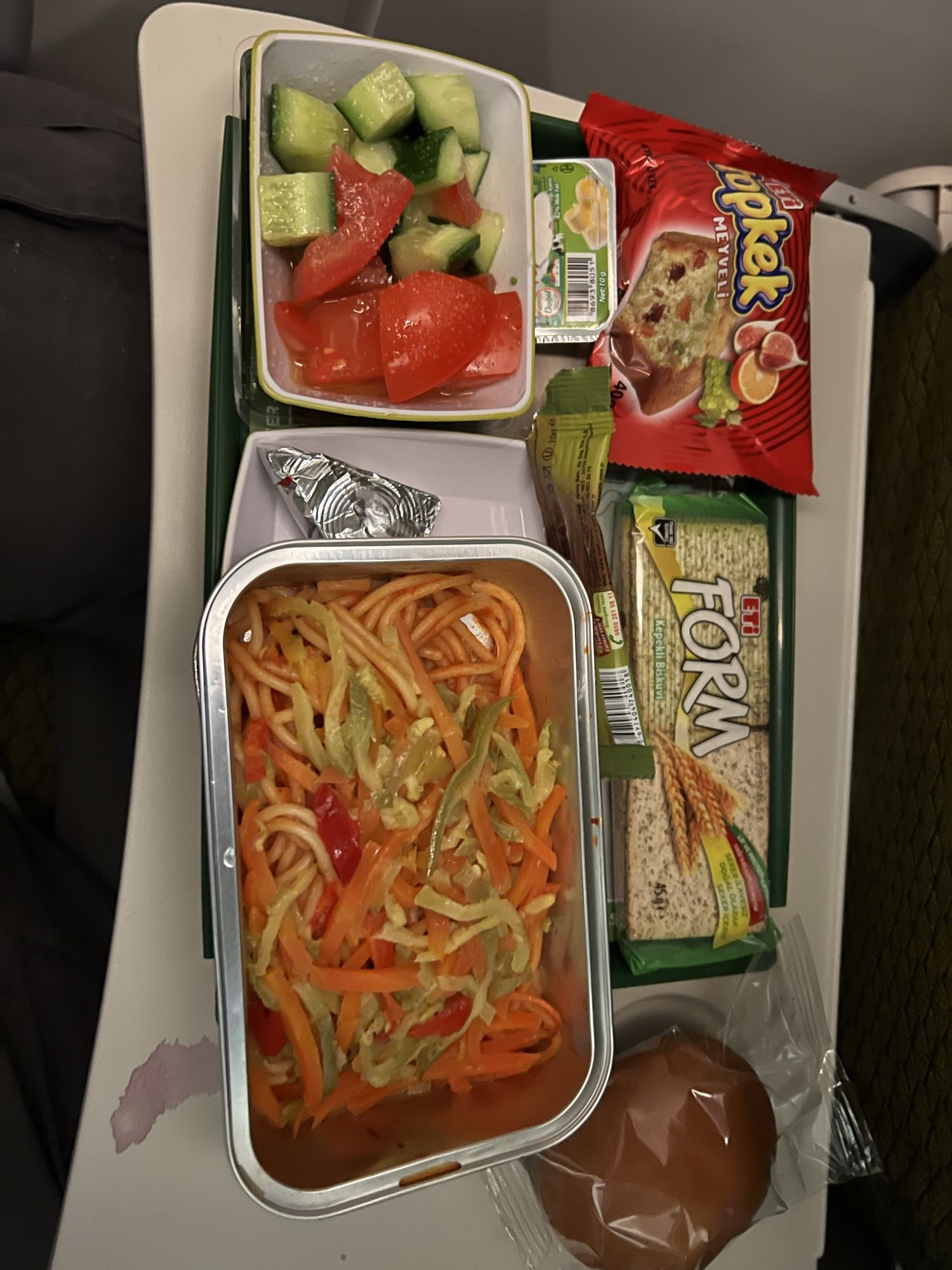 Vegetable Pasta Airline Meal