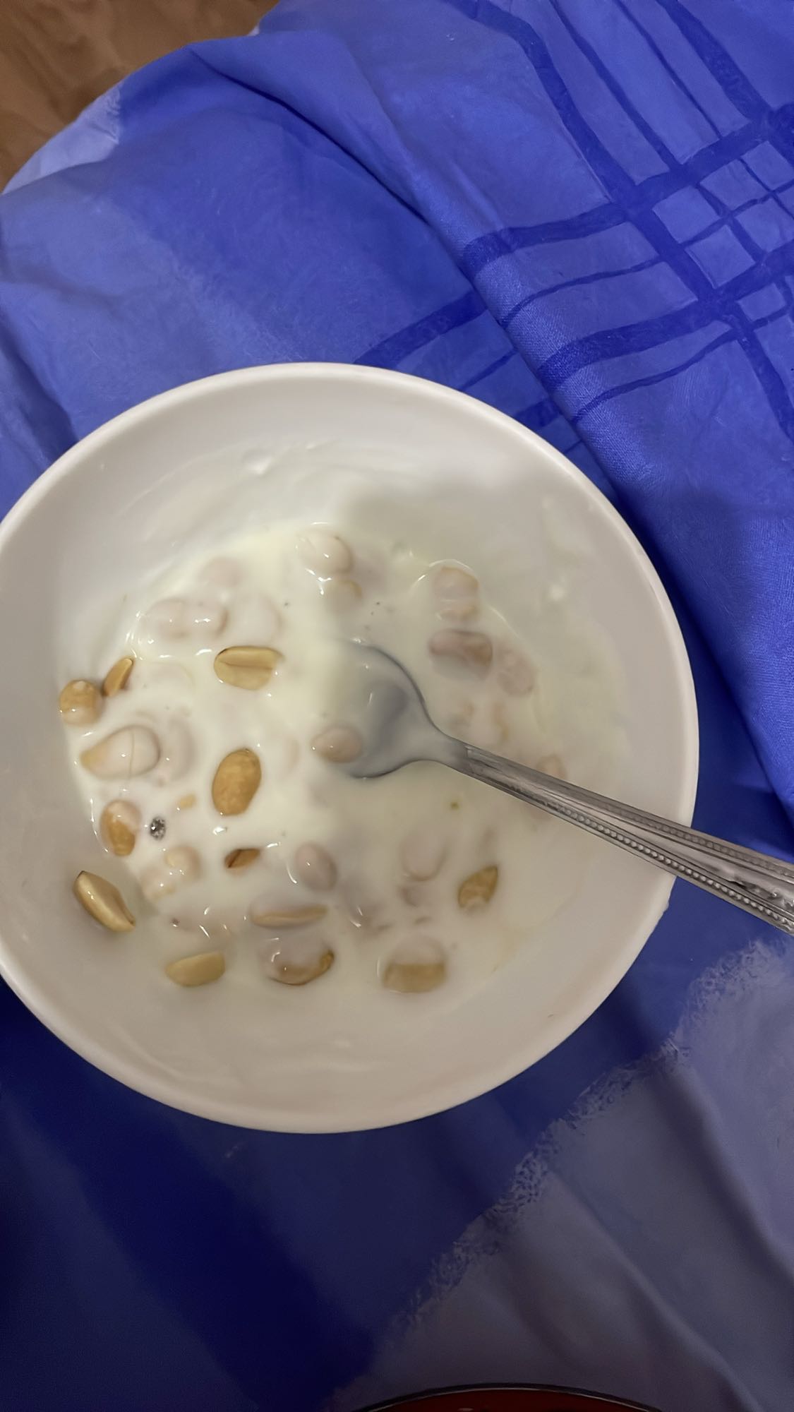 Yaourt aux cacahuètes