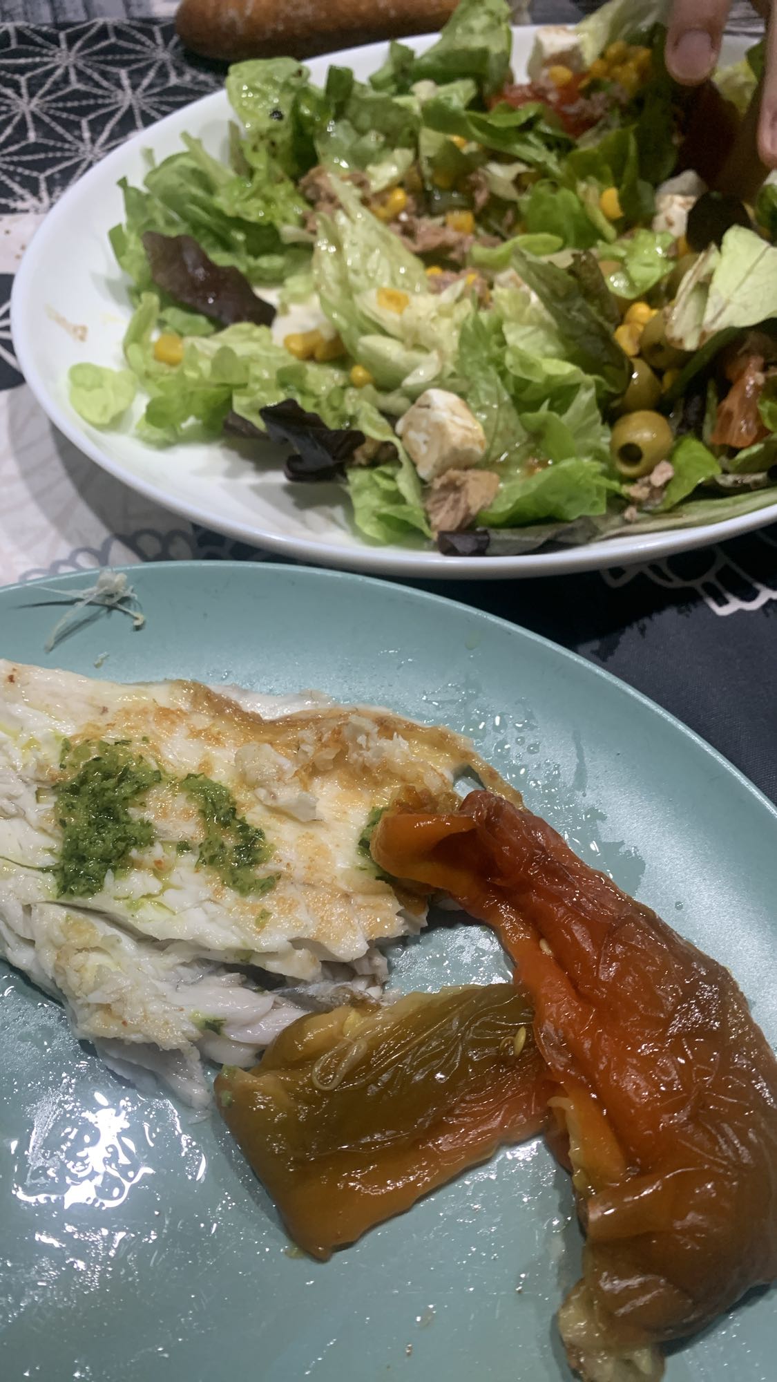 Ensalada con pescado