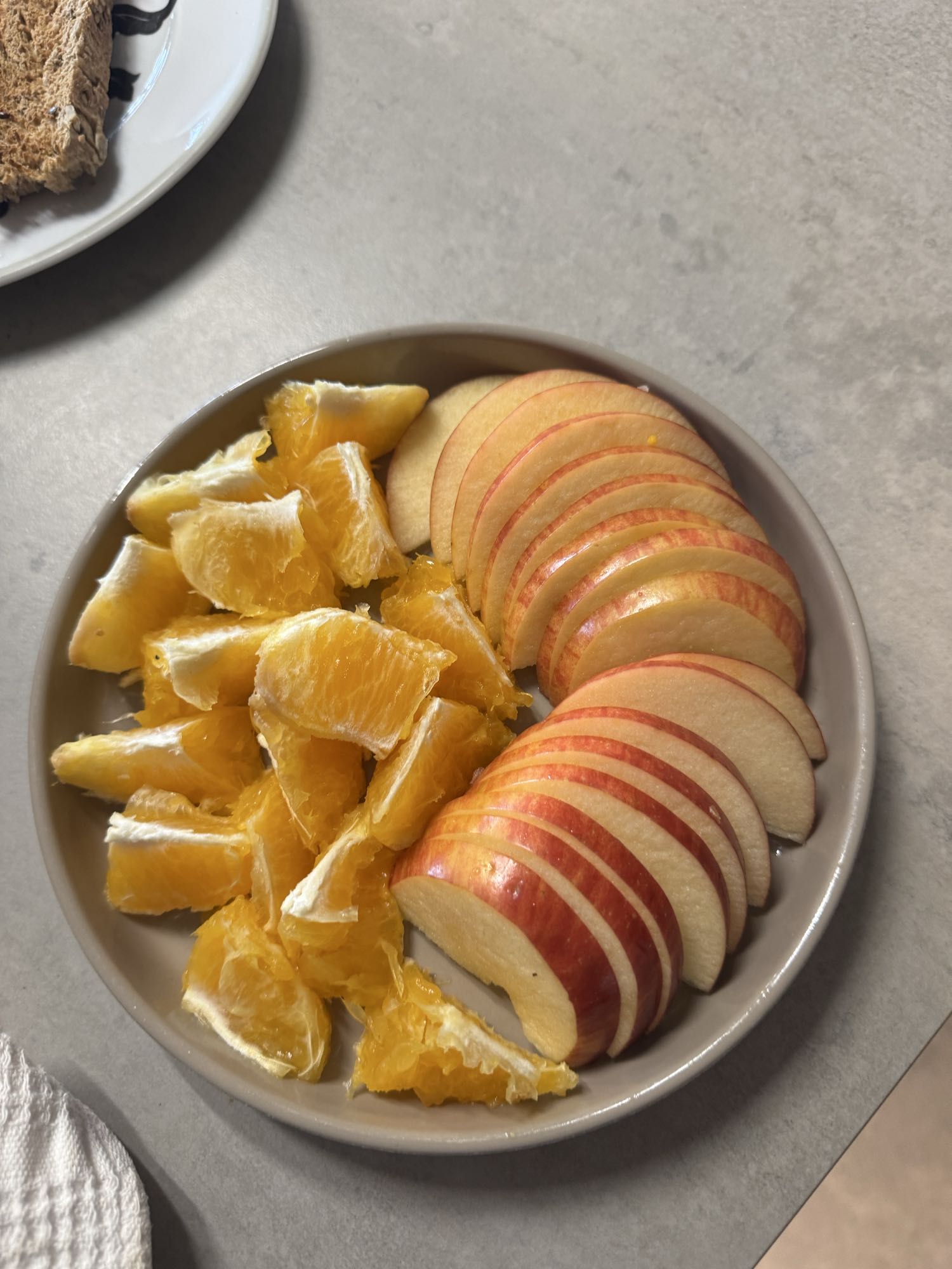 Fruta fresca en rodajas