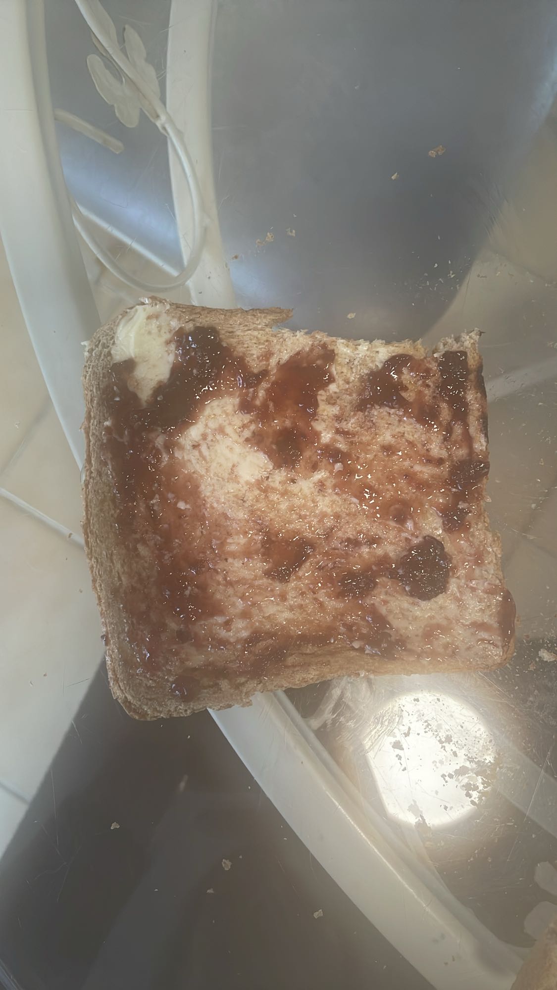 Tartine confiture beurre