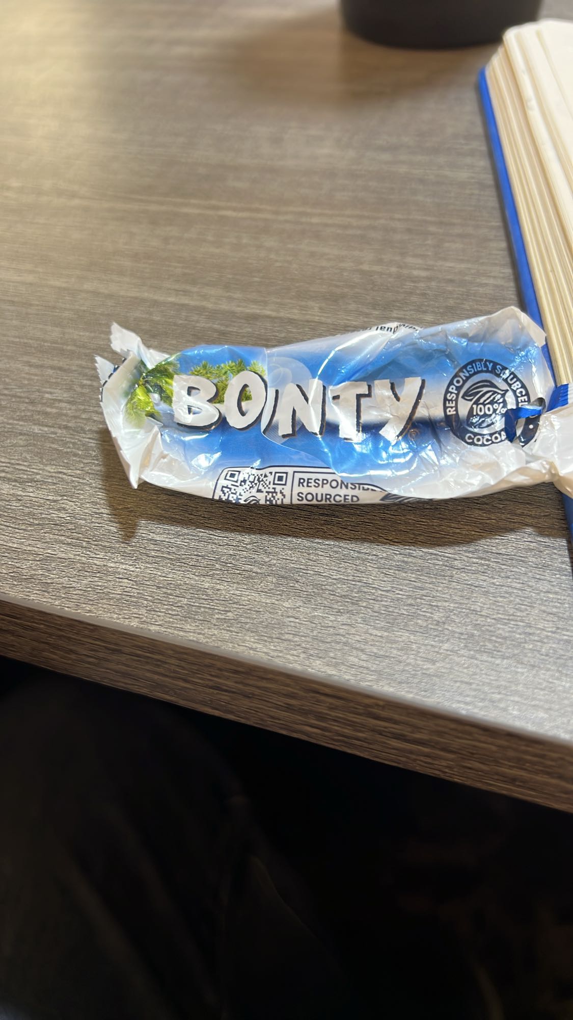 Bounty chocolate bar (half mini piece)