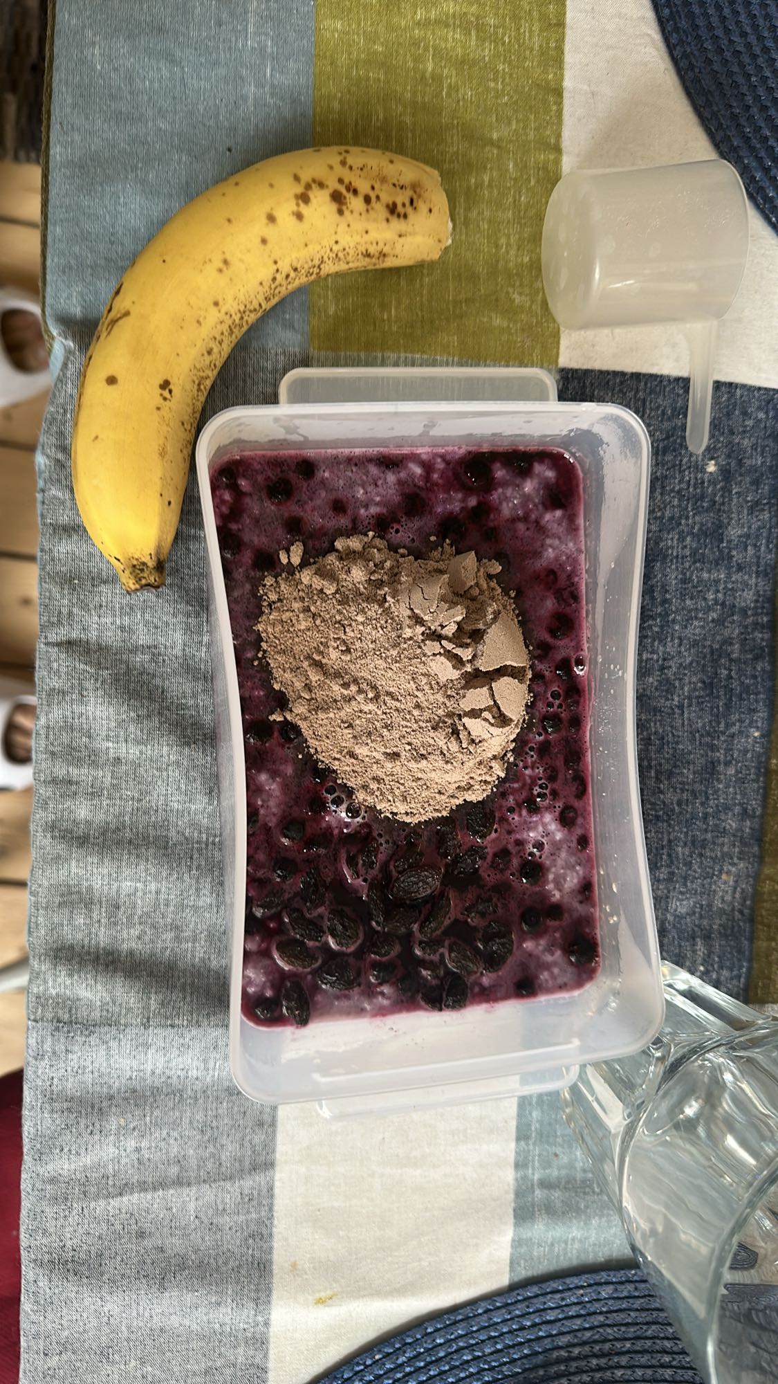 Proteinfrukost med bär