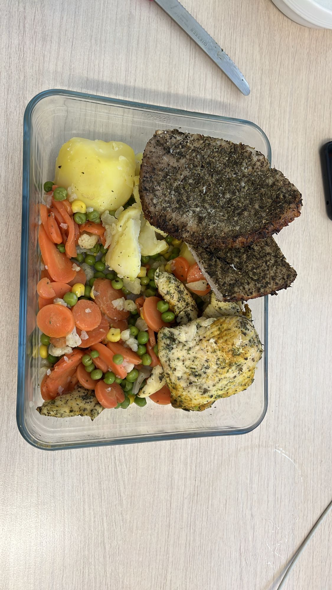 Kurczak z warzywami i ziemniakami