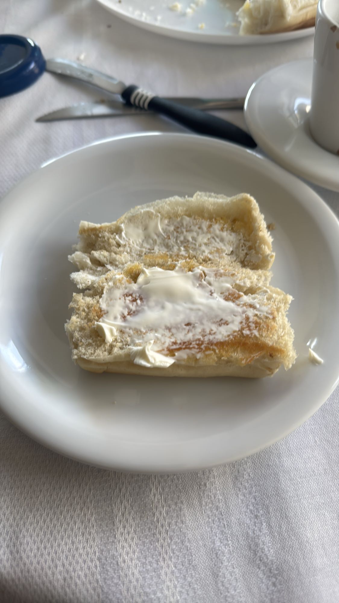 Pão com manteiga