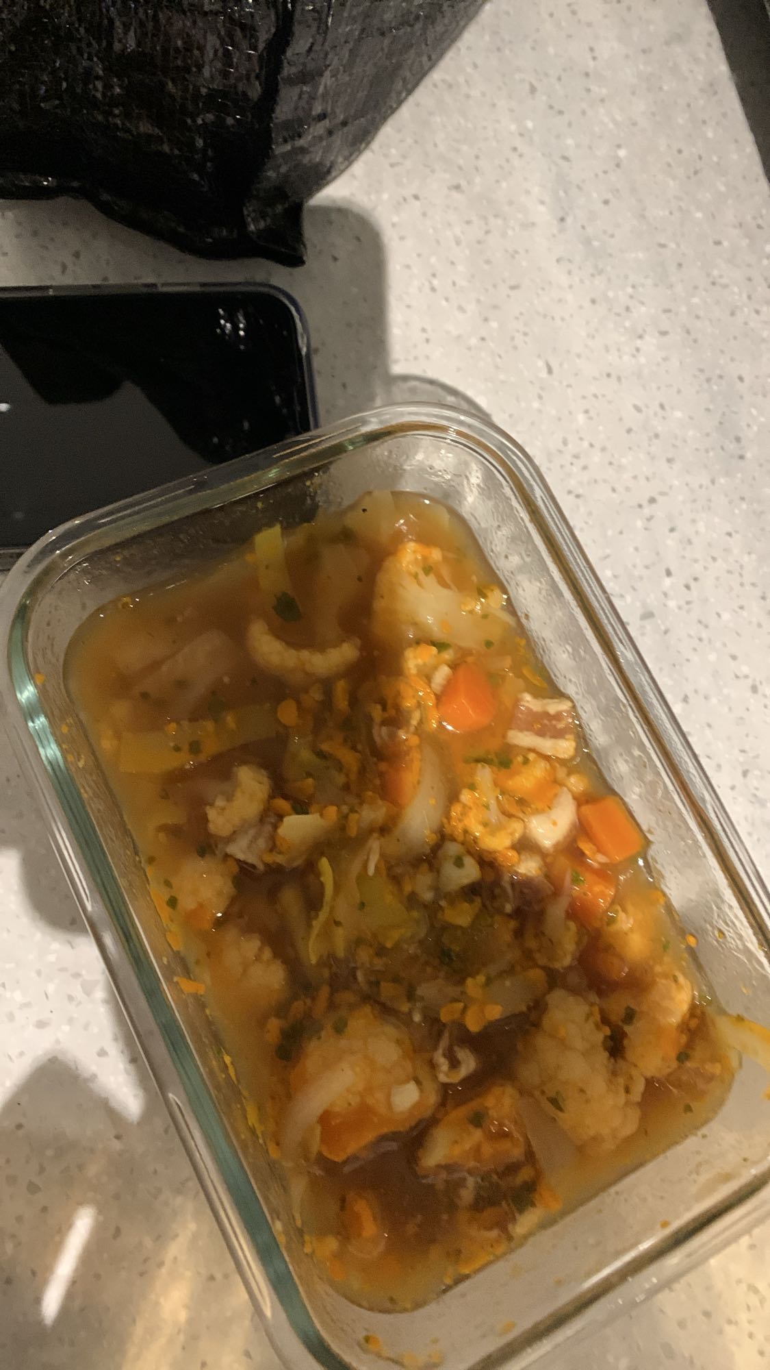 Grönsakssoppa med kött