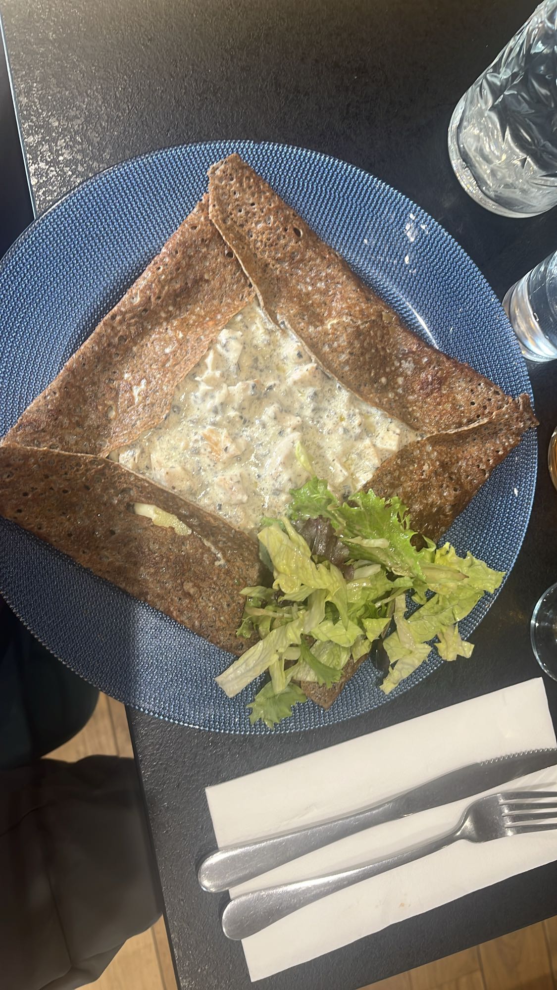 Galette sarrasin au poulet