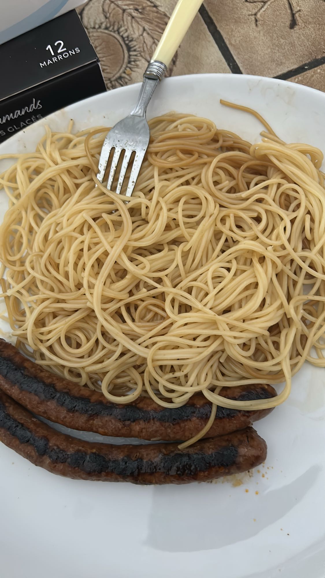Spaghetti et saucisses