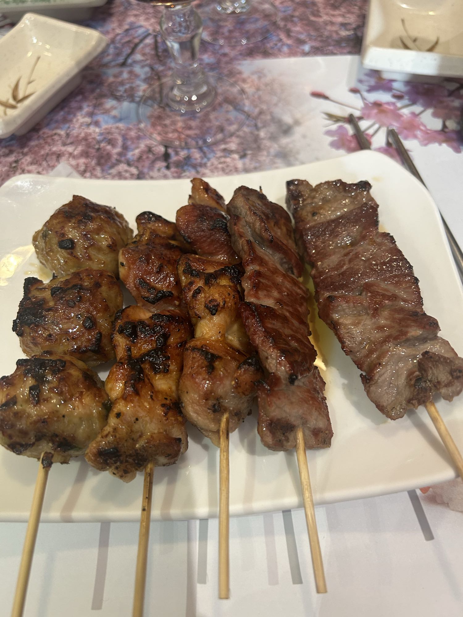 Brochettes grillées mixtes