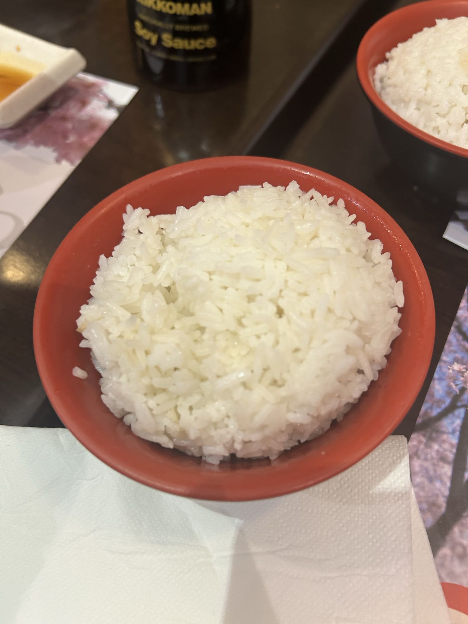 Bol de riz blanc