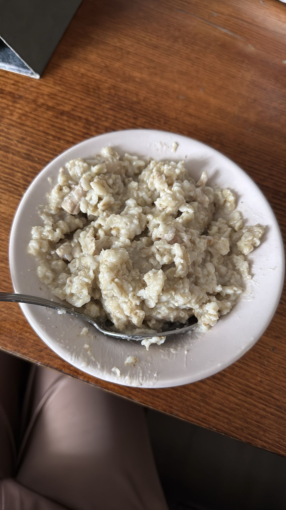 Chicken oatmeal bowl