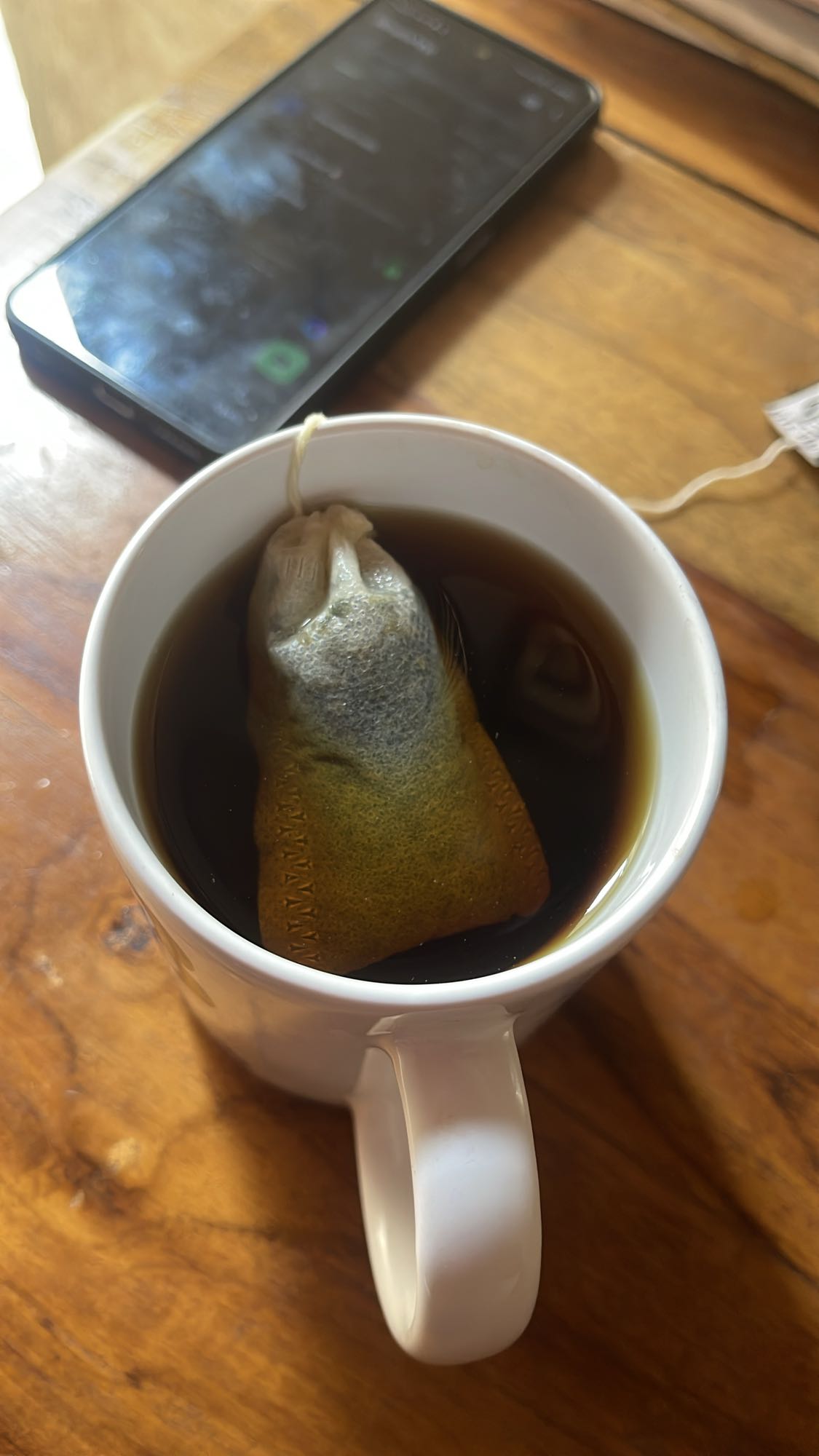 Tasse de thé noir
