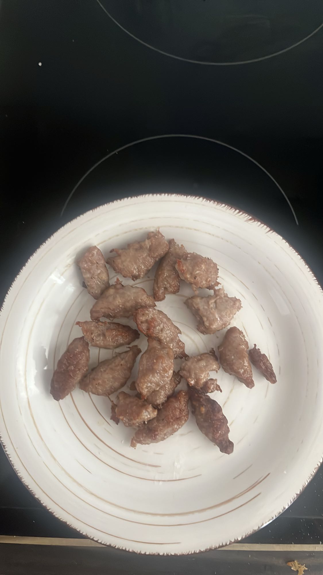 Hamburguesa de ternera freidora de aire