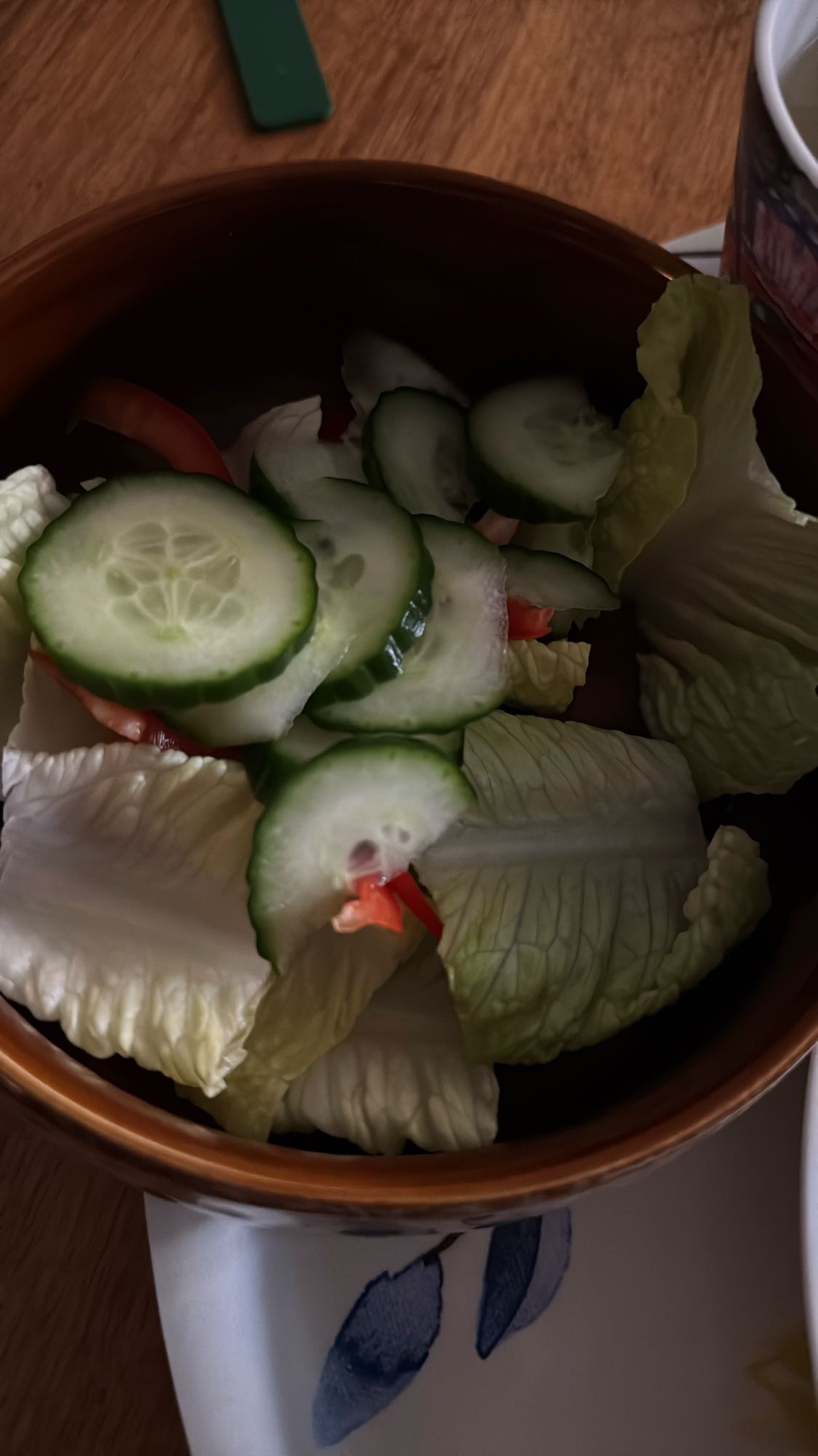 Grönsallad med gurka