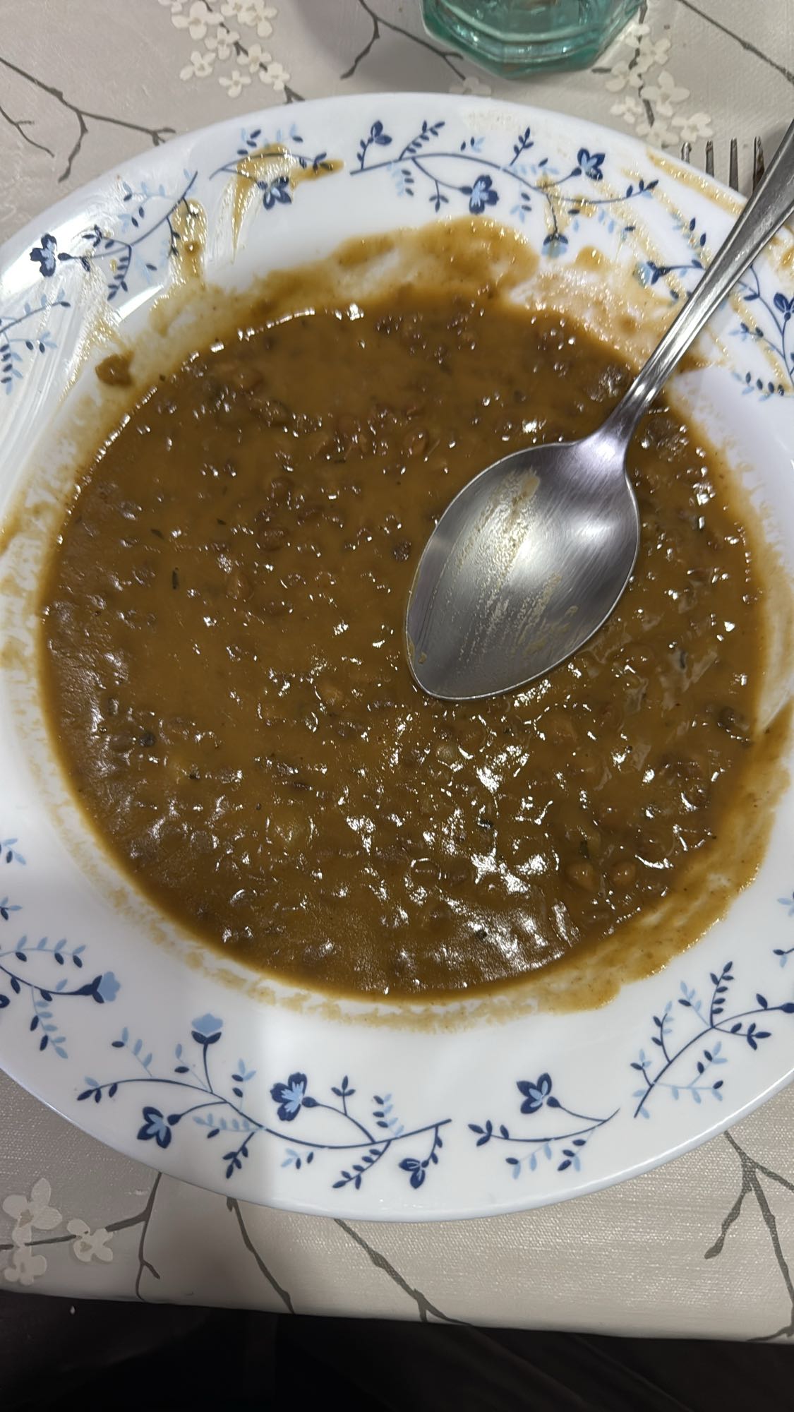 sopa de lentejas