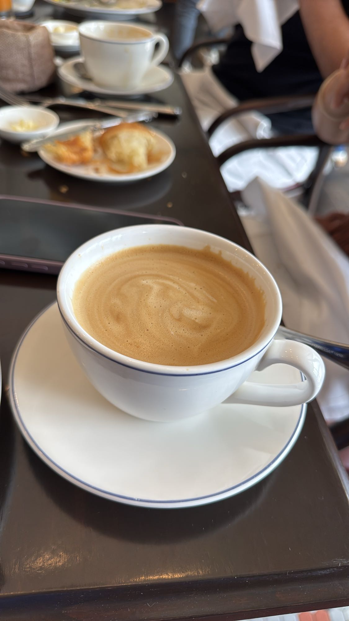 Capuchino de leche descremada