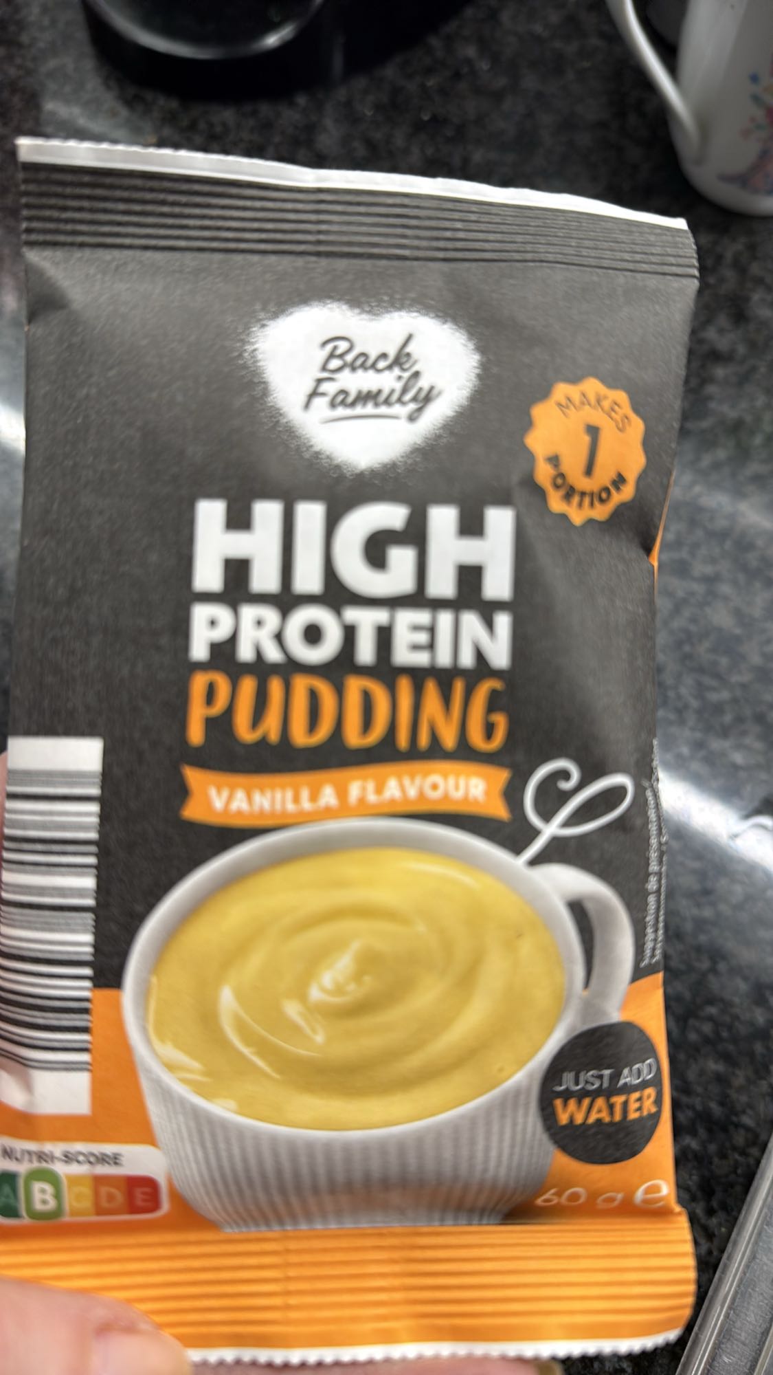 Vanille eiwitpudding