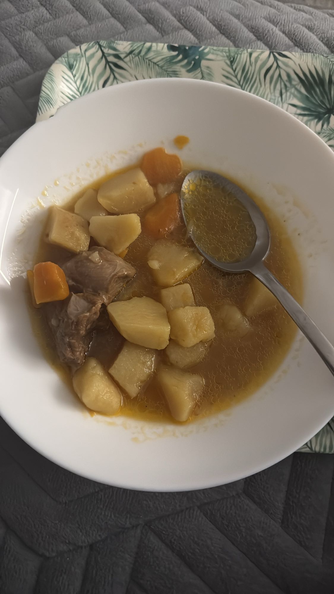 Beef potato stew