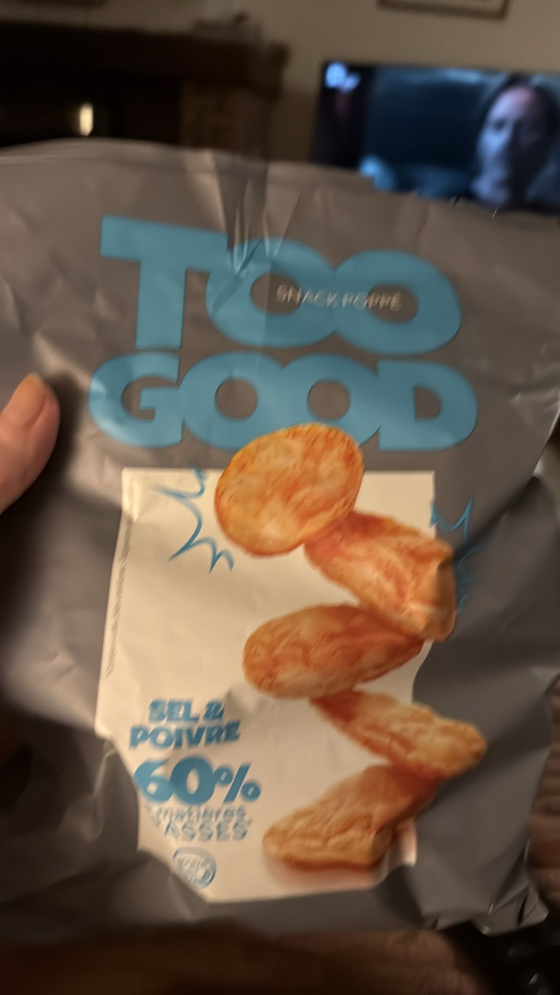 Zoute luchtige chips