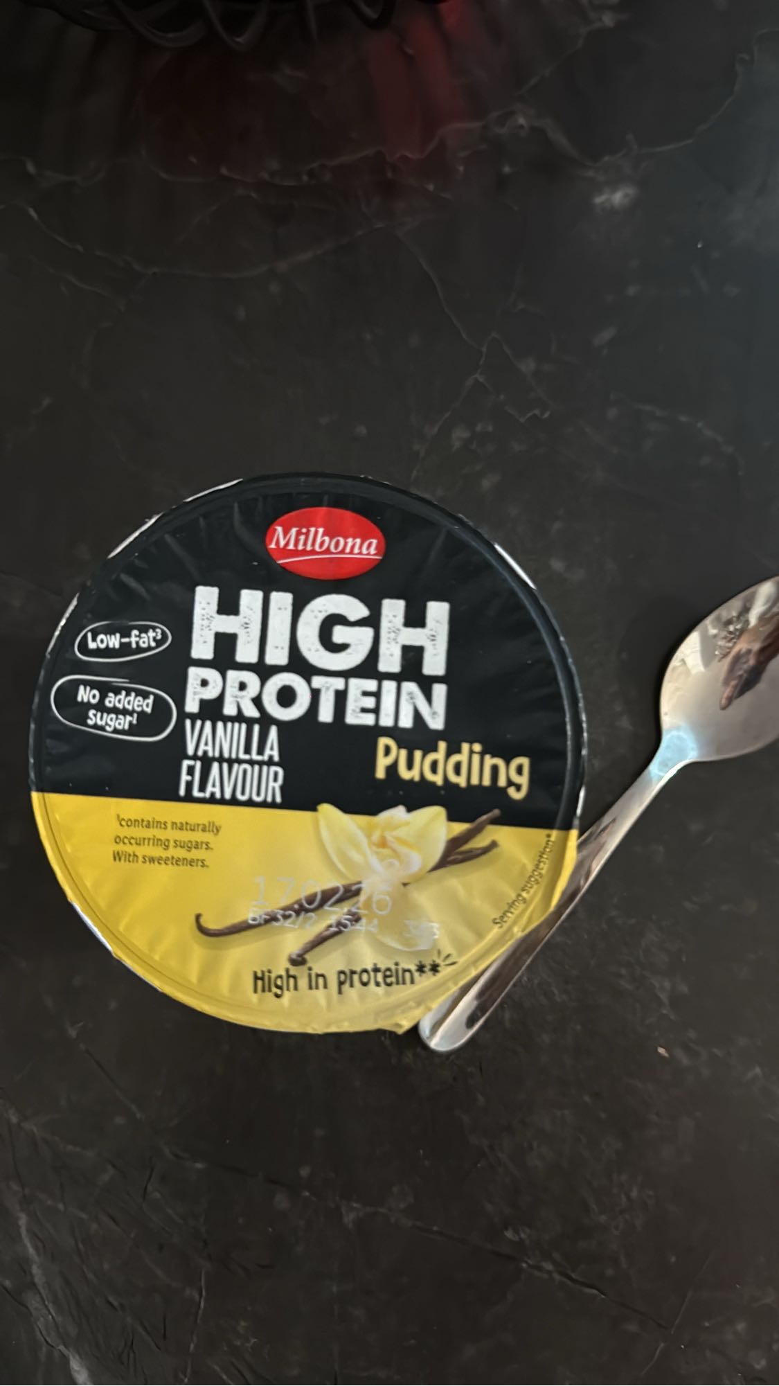 Budincă proteică vanilie