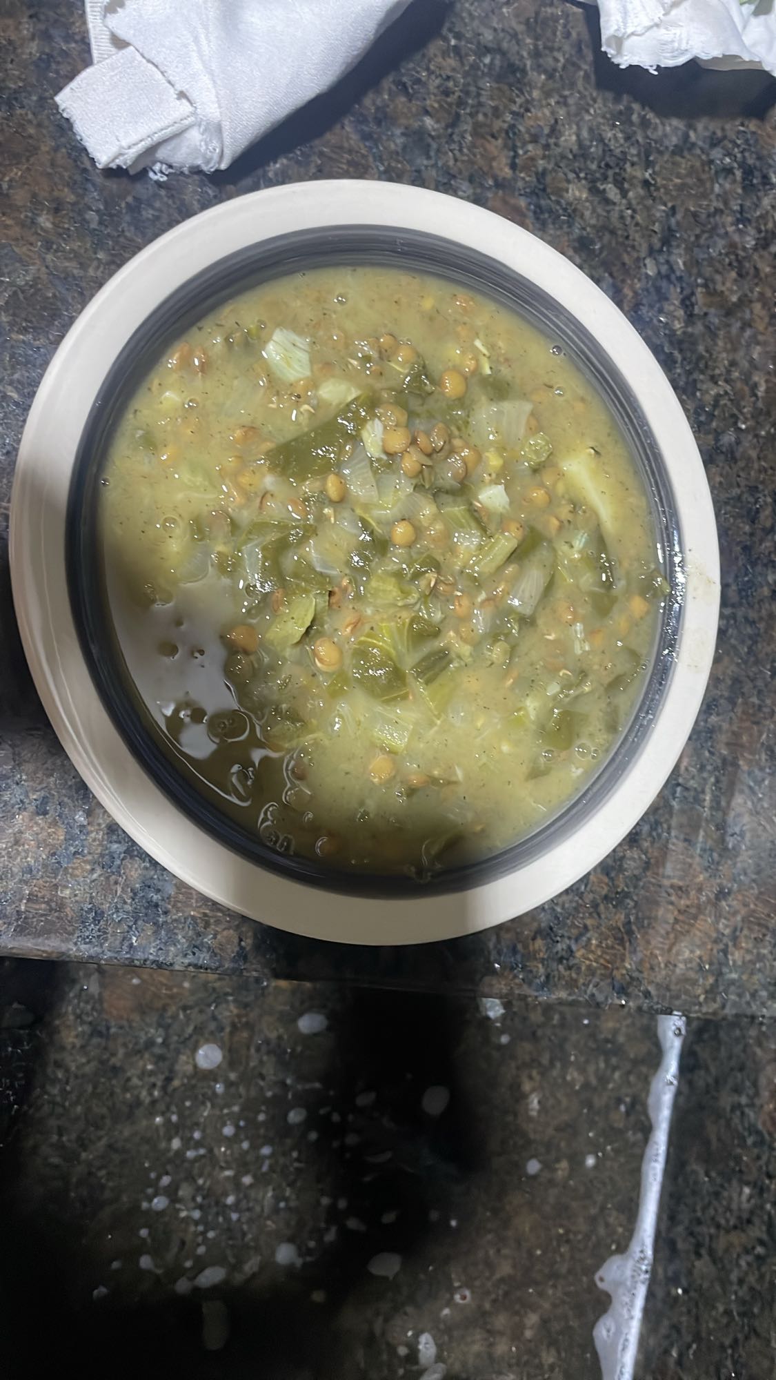 Lentil vegetable soup