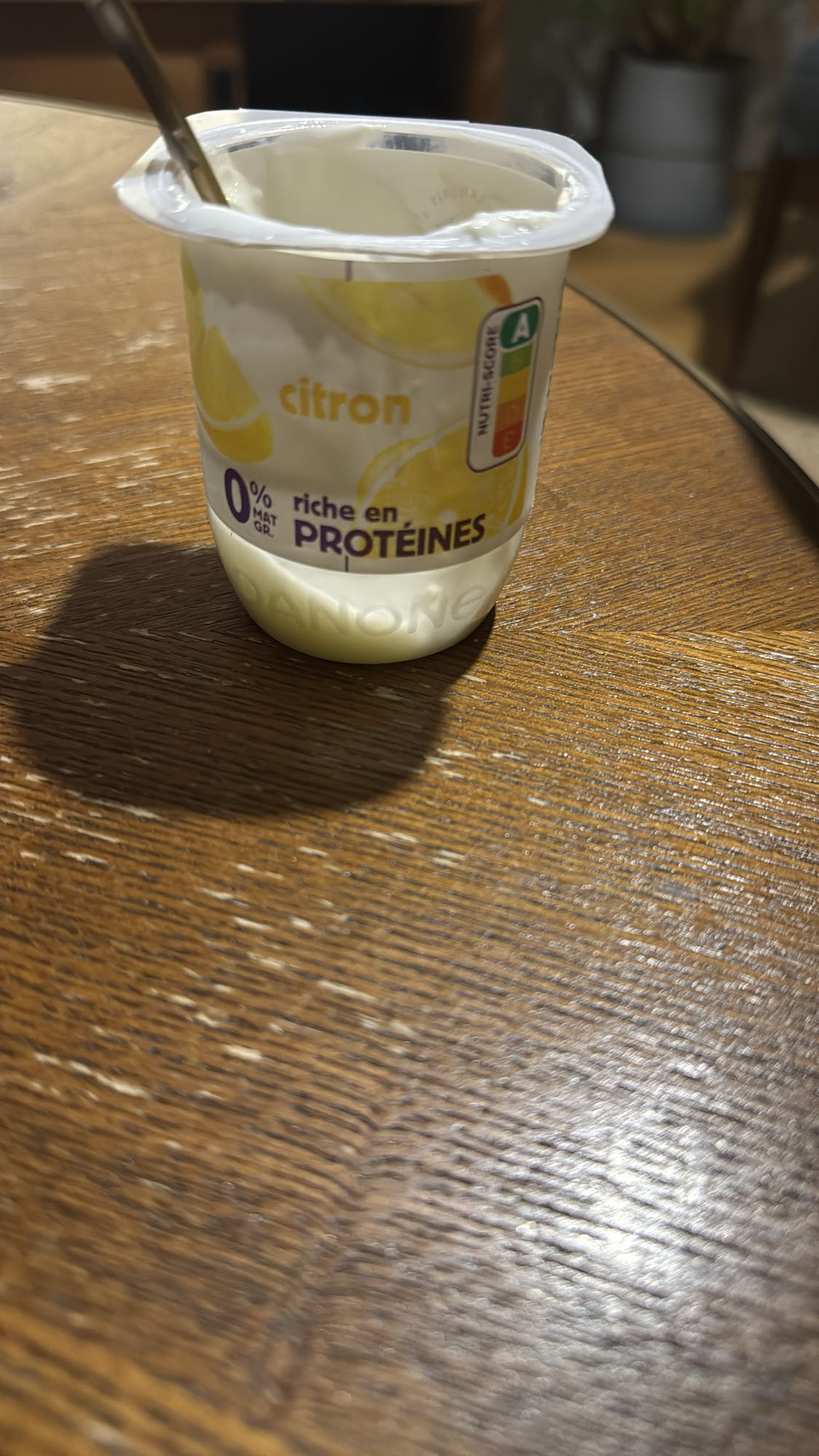 yaourt citron protéiné