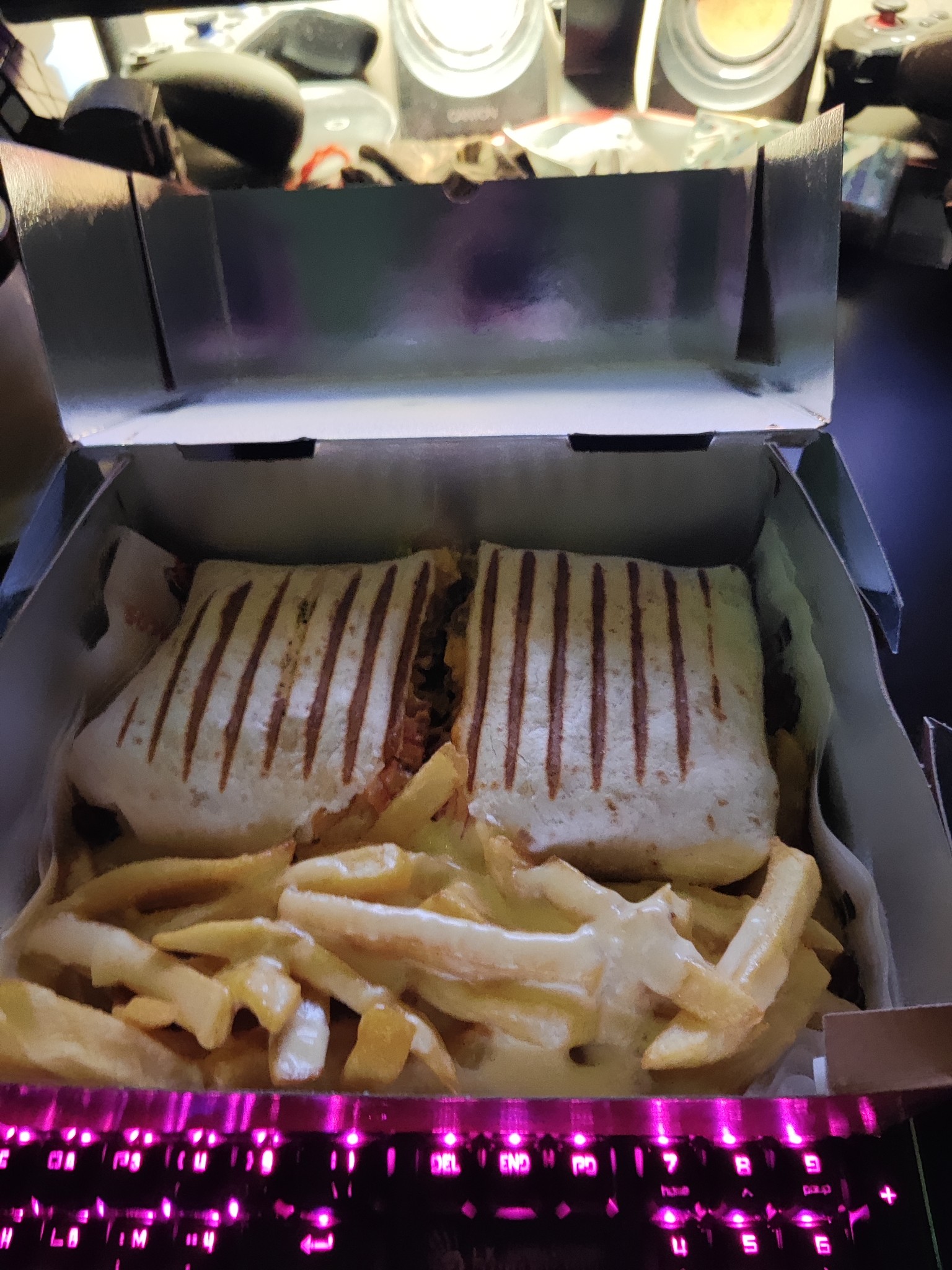 Grilled Wraps with Fries