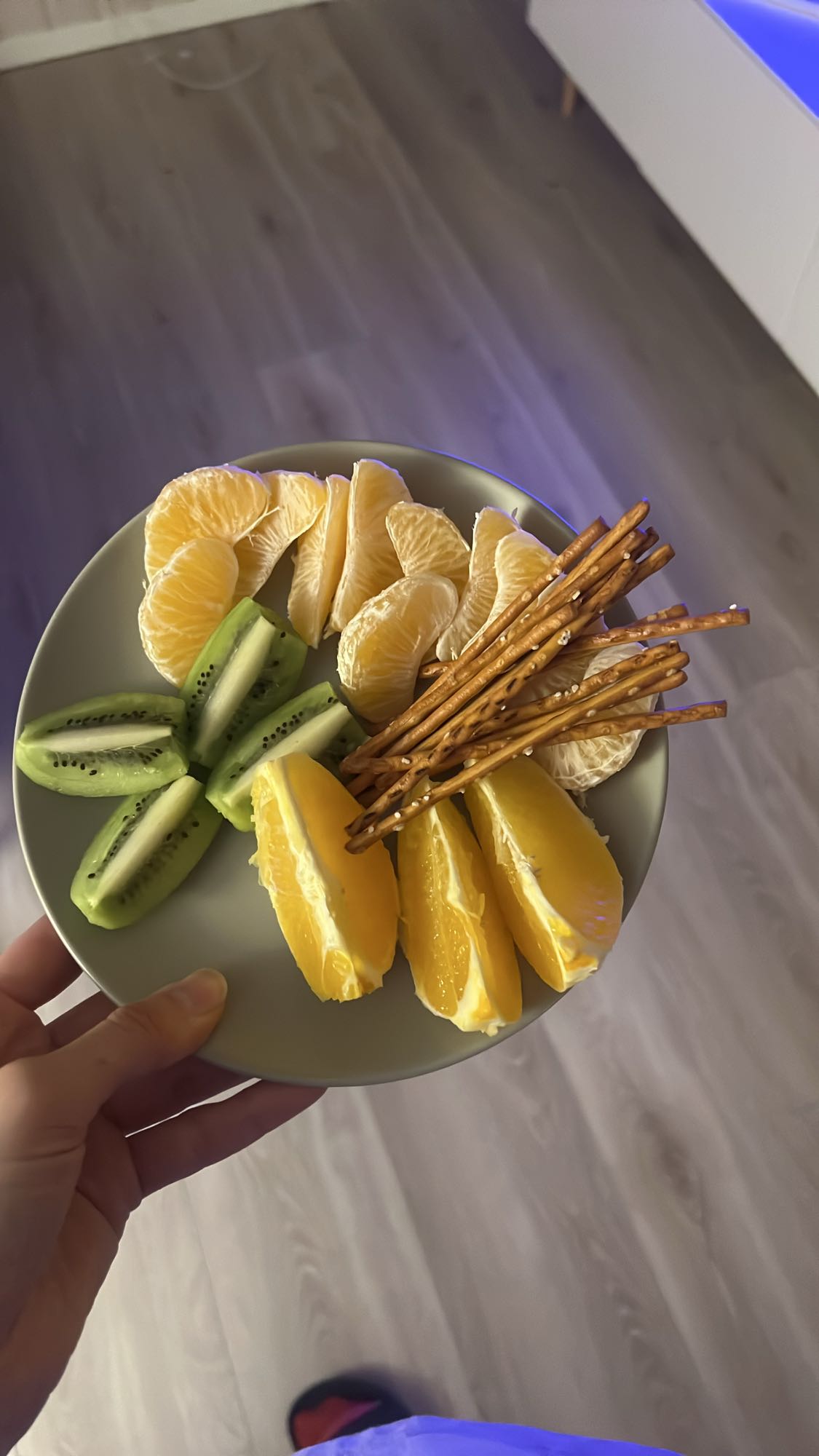 Fruit and Pretzel Plate