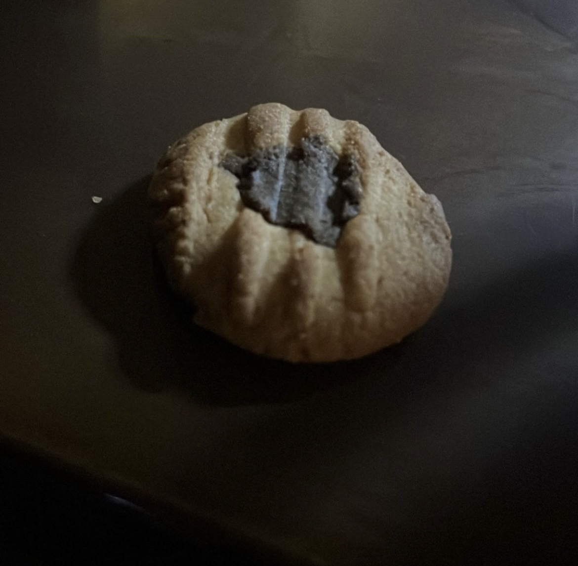 Chocolate center cookie